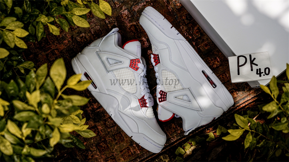 PK GOD Jordan 4 Retro Metallic Red RETAIL MATERIALS READY TO SHIP