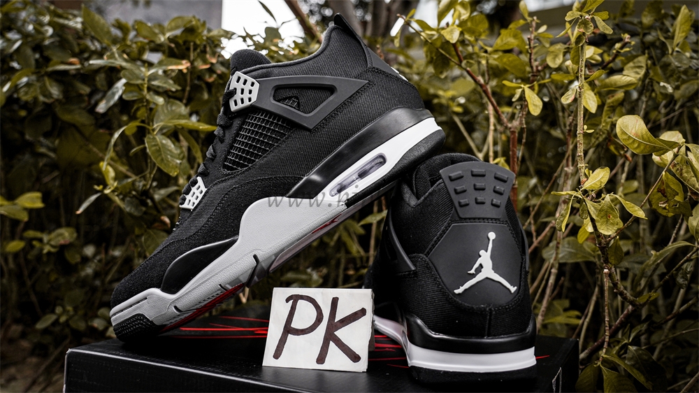 PK GOD Jordan 4 Retro SE Black Canvas RETAIL MATERIALS READY TO SHIP