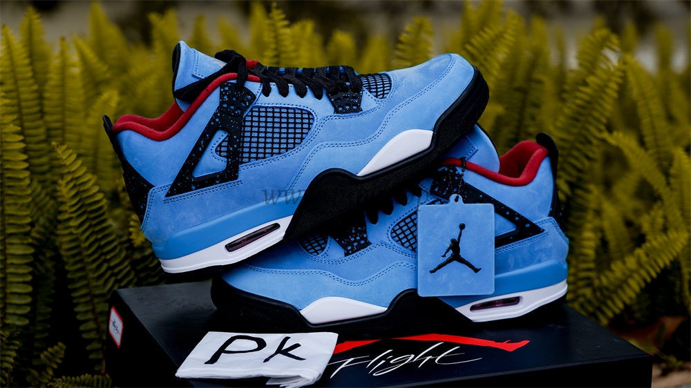 PK5.0 Jordan 4 Retro Travis Scott Cactus Jack RETAIL MATERIALS READY TO SHIP