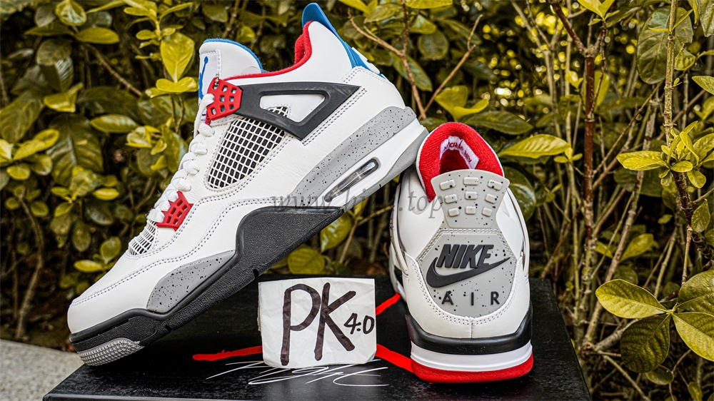 PK GOD Jordan 4 Retro What The RETAIL MATERIALS READY TO SHIP