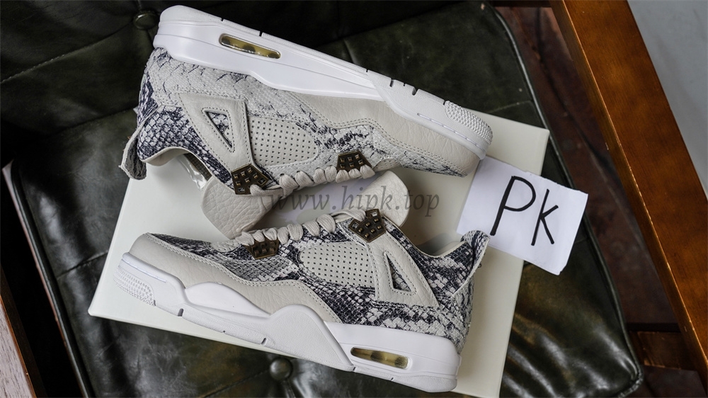 PK GOD Jordan 4 RetroSnakeskin RETAIL MATERIALS READY TO SHIP