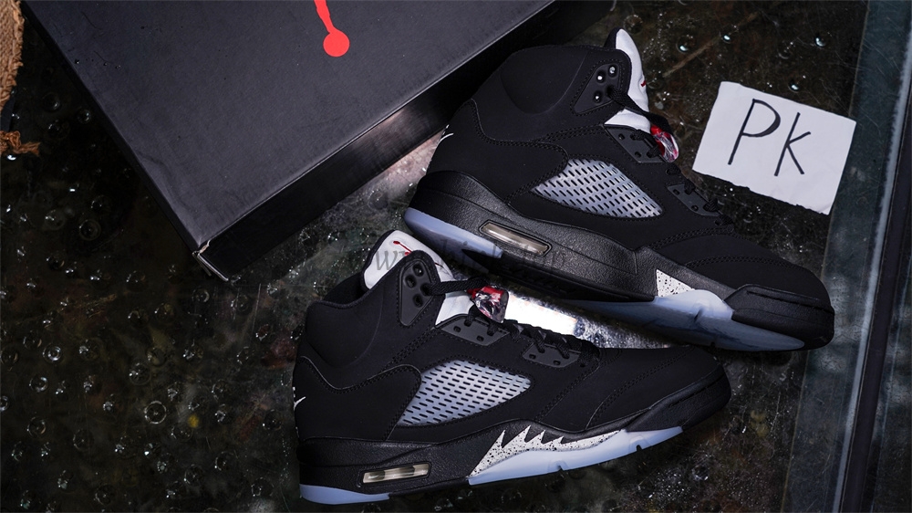 PK GOD Jordan 5 Retro Black Metallic 2016 RETAIL MATERIALS READY TO SHIP