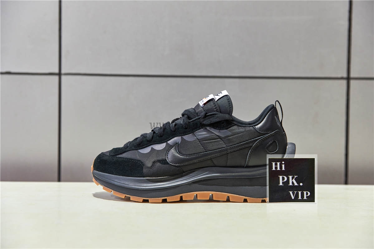 PK GOD NIKE VAPORWAFFLESACAI BLACK GUM RETAIL MATEARIALS READY TO SHIP