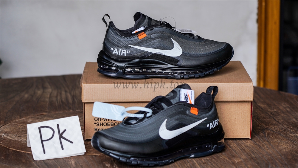 PK GOD Nike Air Max 97 Off-White Black RETAIL MATERIALS READY TO SHIP