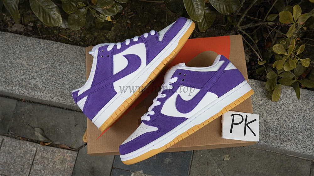 PK GOD Nike Dunk Low Pro ISO Orange Label Court Purple RETAIL MATERIALS READY TO SHIP