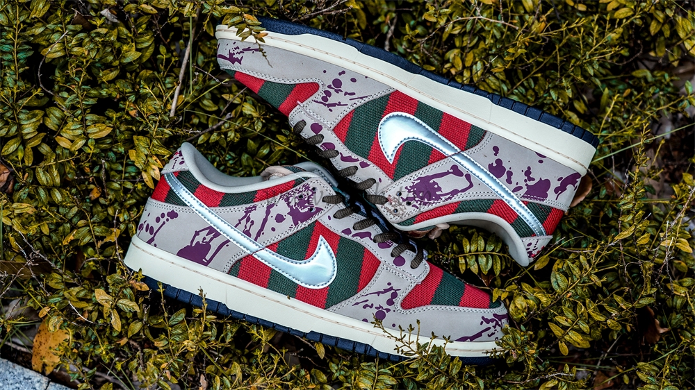 PK GOD Nike SB Dunk Low Freddy Krueger RETAIL MATERIALS READY TO SHIP