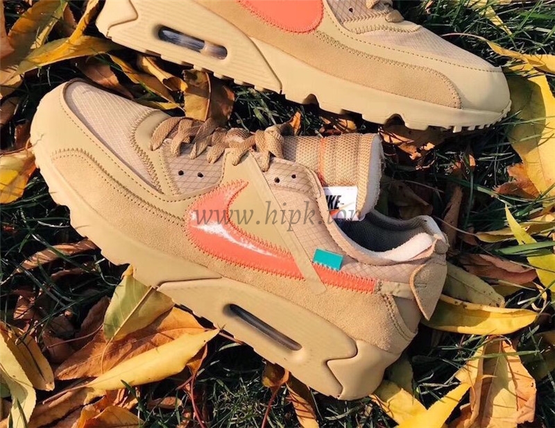 PK GOD Off-White x Nike Air Max 90 Desert Ore ready to ship