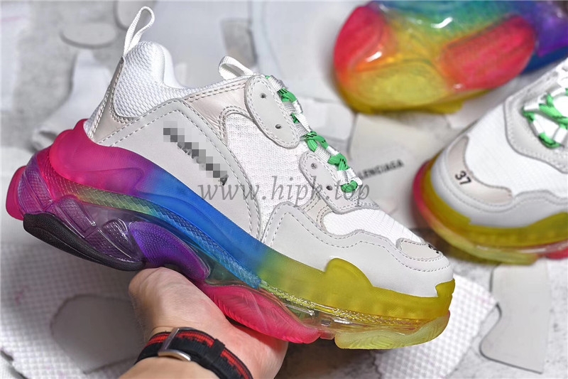 PK GOD PARIS TRIPLE S TRAINER Rainbow ready to ship