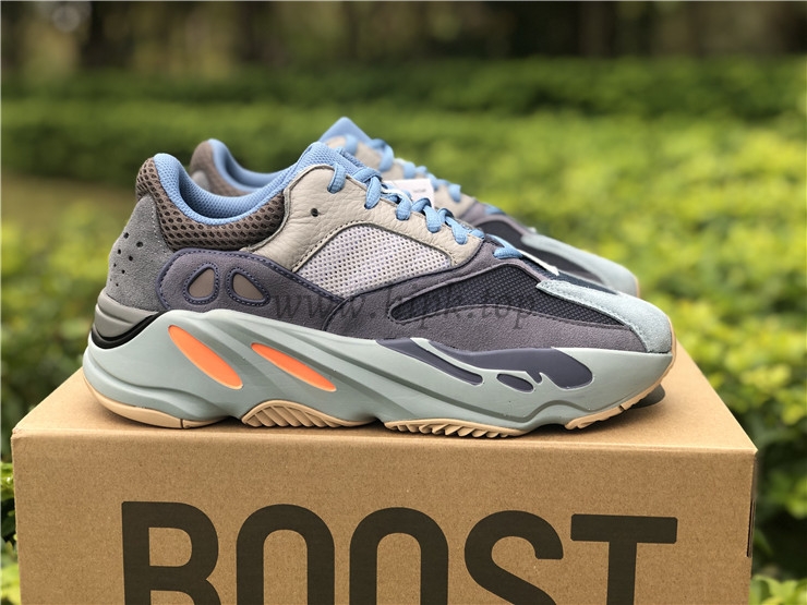 PK God yeezy 700 Carbon Blue retail materials ready to ship