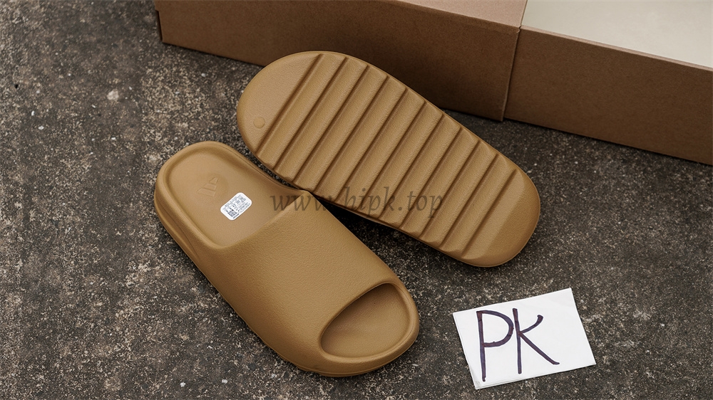 pk god Ad*s yeezy slide ochre retail materials ready to ship