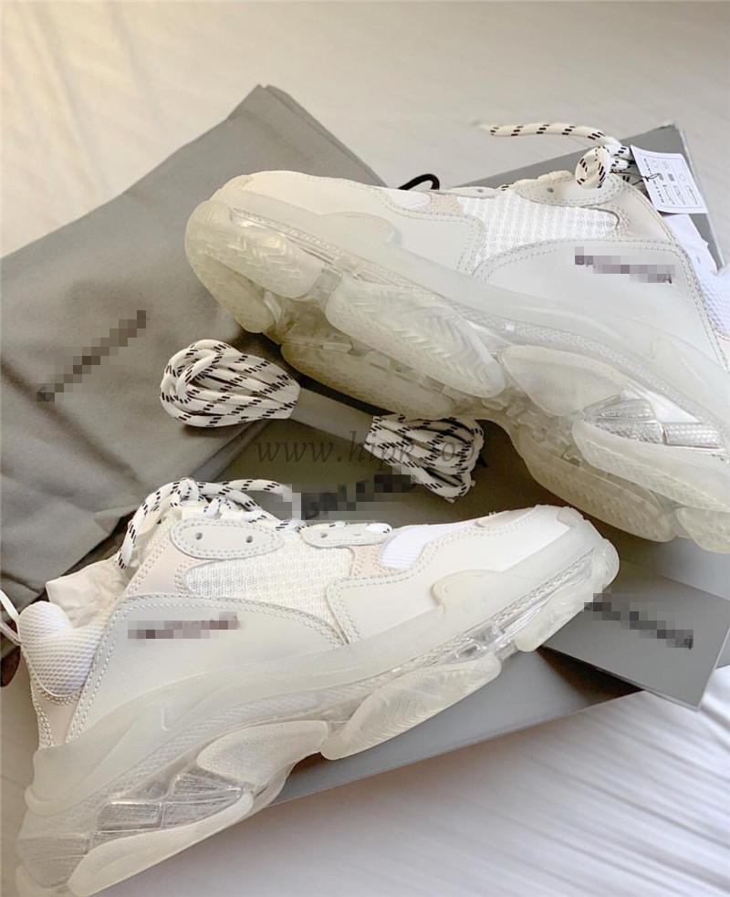 PK God Balencia Paris triple s true white 2019 version newest sole official with retail materials ready to ship