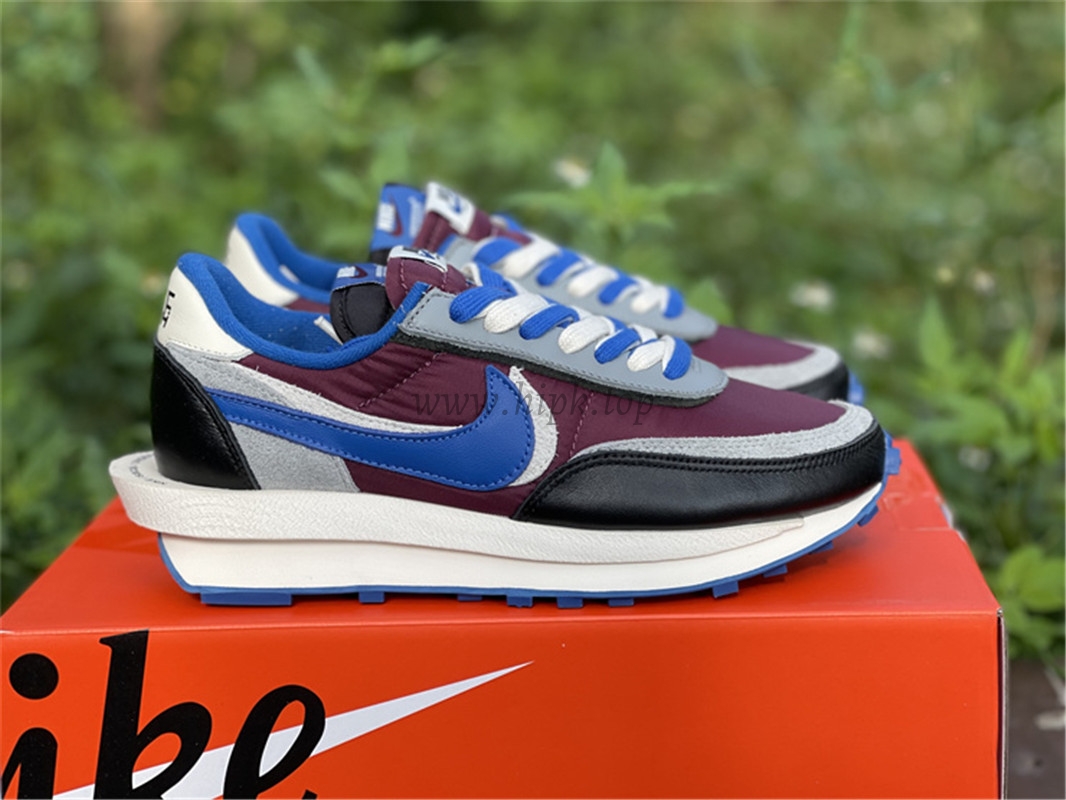 PK God LDWaffle x sacai x UNDERCOVER Night Maroon and Team Royal retail materials ready to ship