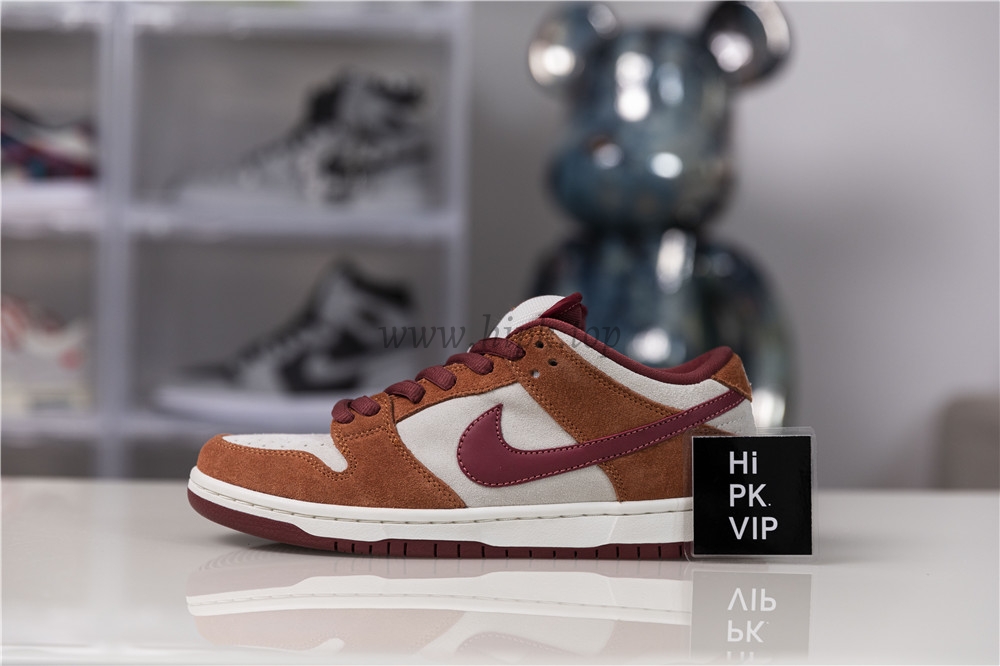 PK God Nike SB dunk Low Russet Cedar retail materials ready to ship