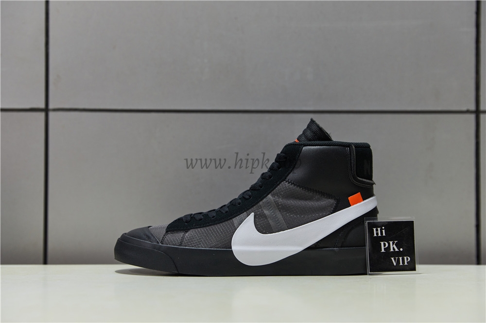 PK God OFF-WHITE x Nike Blazer Mid Black“GRIM REEPERS”retail materials ready