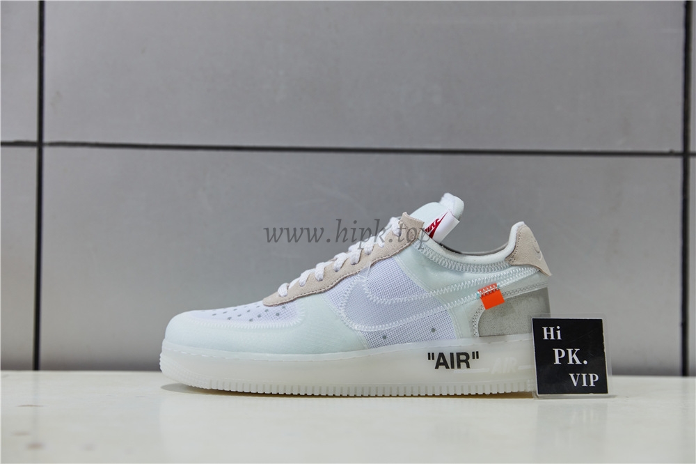 PK God Off-White Nike Air Force 1 One Low The 10 Ten Virgil Abloh retail materials ready to ship