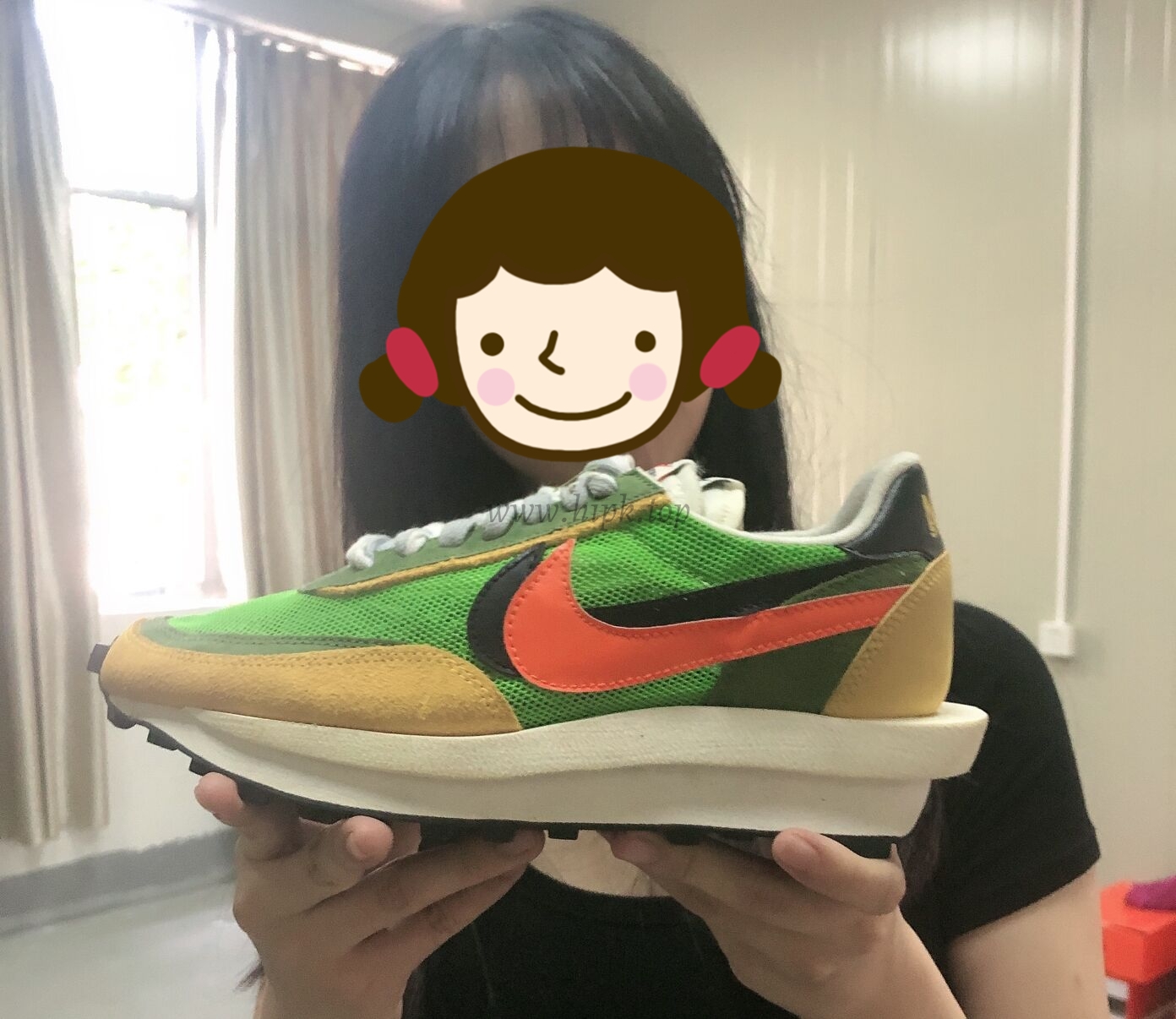 PK God Sacai X Nike LDV Waffle Green Multi retail matearials ready to ship