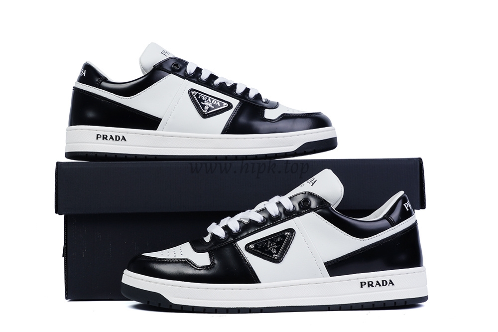 pk god Pra*a downtown leather white black retail materials ready to ship