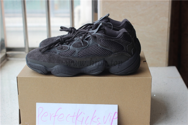 God Yeezy 500 Shadow Black retail sample version ready to ship