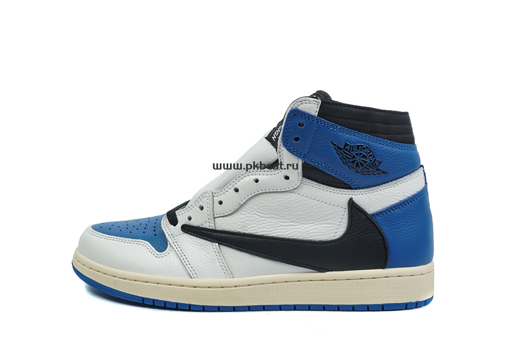 PK5.0 Travis Scott X Fragment X Air Jordan 1 High OG retail materials ready to ship