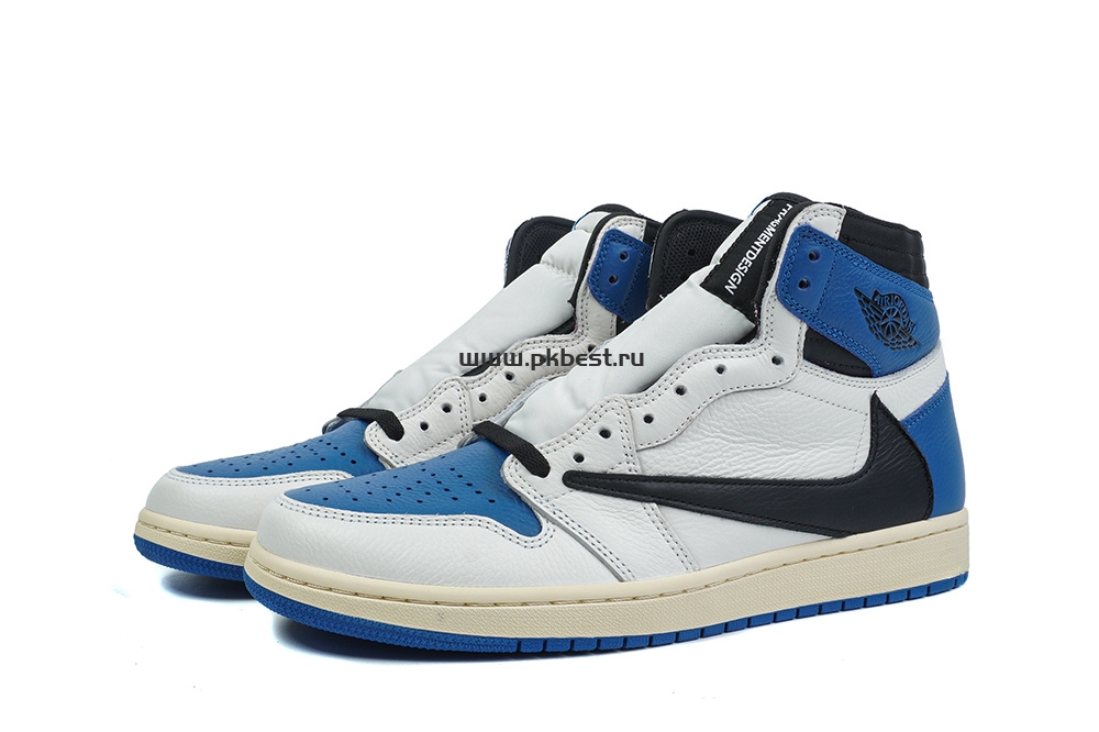 PK5.0 Travis Scott X Fragment X Air Jordan 1 High OG retail materials ready to ship