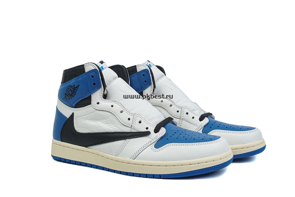 PK5.0 Travis Scott X Fragment X Air Jordan 1 High OG retail materials ready to ship