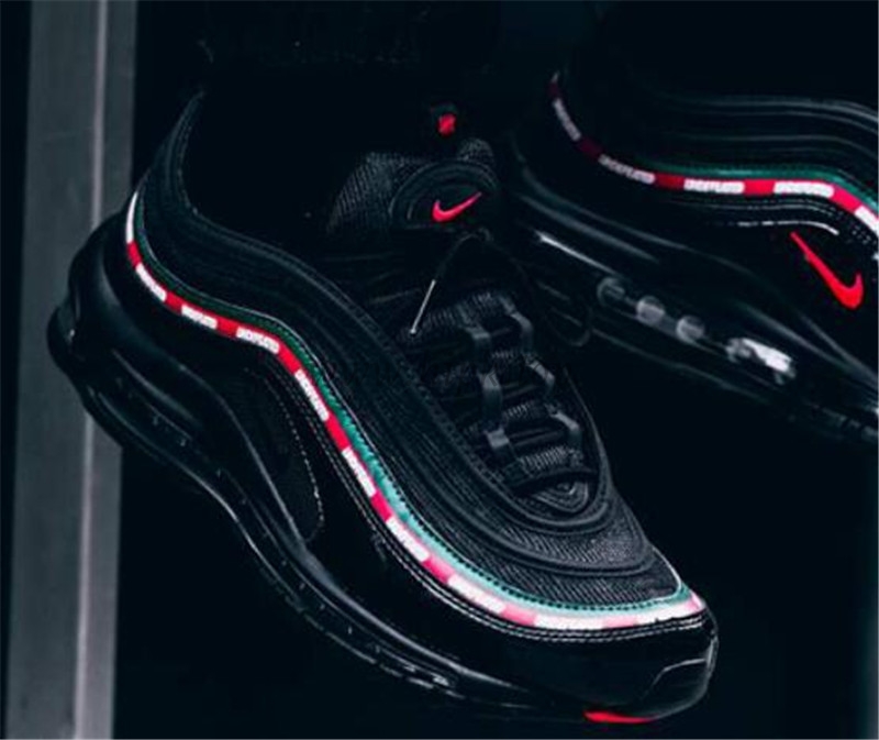 God Air Max 97 Undefeated Black Red/Green retail materials preorder