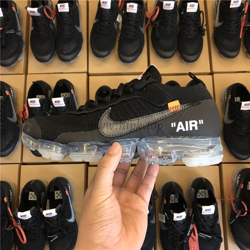 PK God OFF–WHITE x Nike Air VaporMax “Black” ready to ship