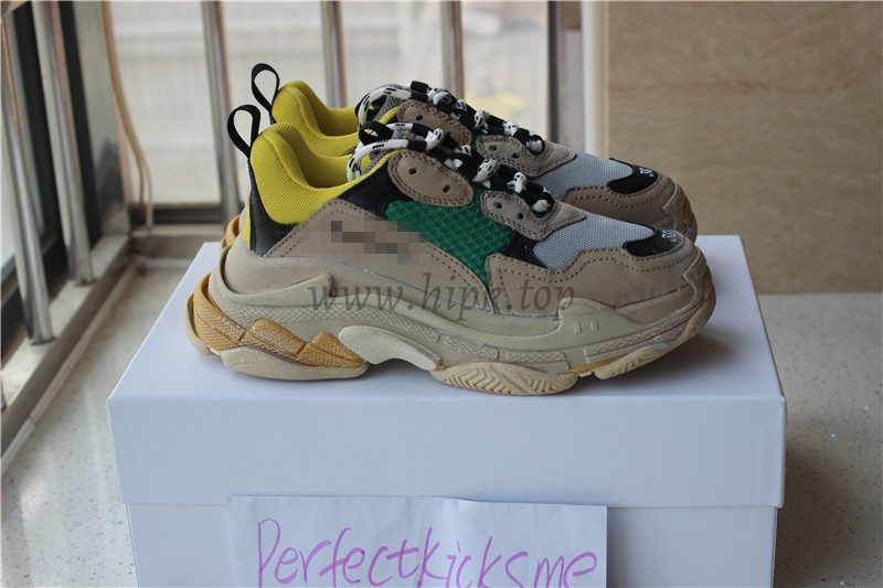 GOD Paris TRIPLE S TRAINER YELLOW YELLOW GREEN