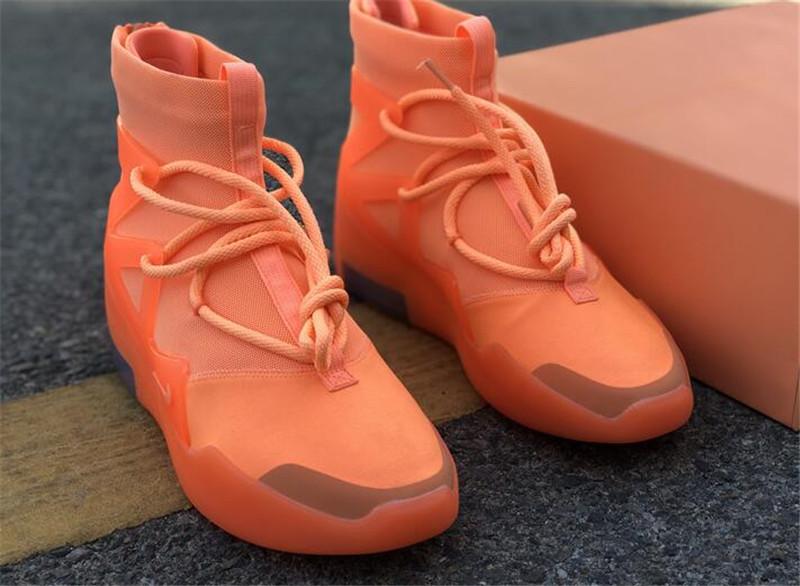 PK God Nike Air Fear of God 1 Orange retail materials ready to ship