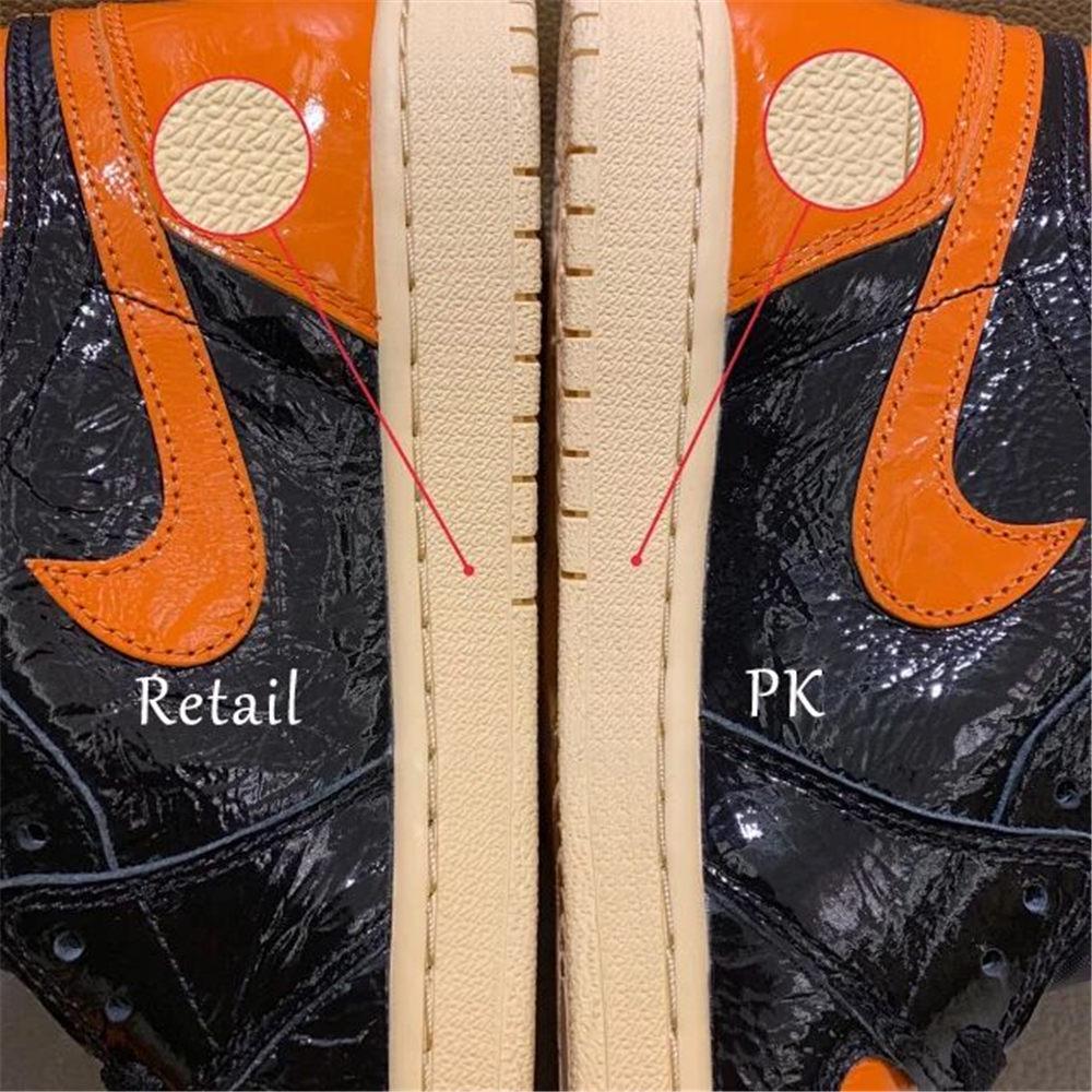 PK God Air Jordan 1 “Shattered Backboard 3.0 retail Crinkled Patent Leather ready to ship