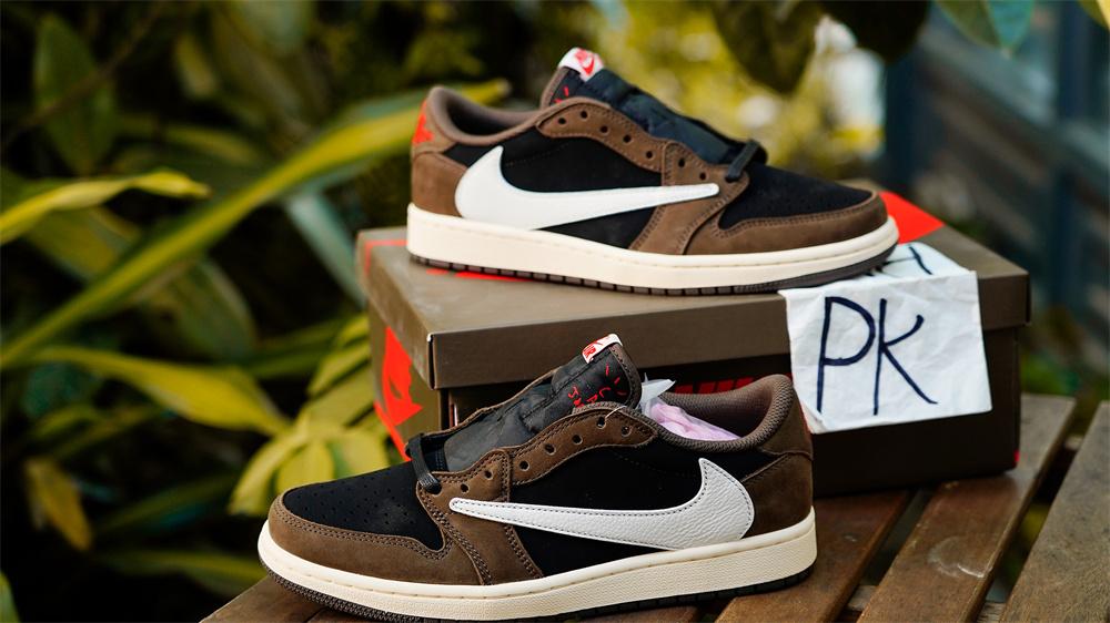 PK 5.0 TRAVIS SCOTT X AJ1 LOW WITH RETAIL MATERIALS READY TO SHIP