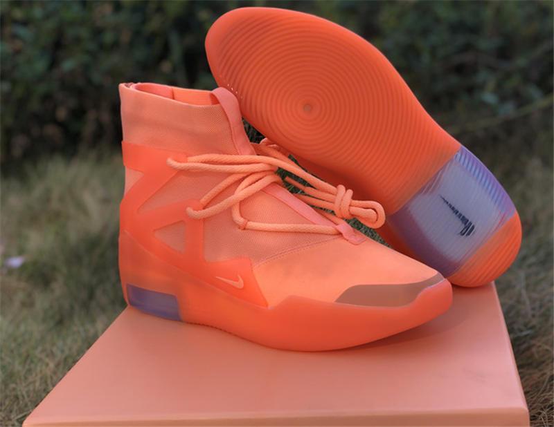 PK God Nike Air Fear of God 1 Orange retail materials ready to ship