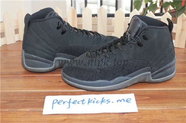 Authentic Air Jordan 12 Black OVO Best version (Nike pairs)