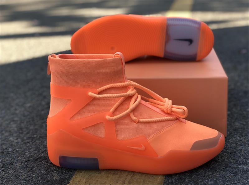 PK God Nike Air Fear of God 1 Orange retail materials ready to ship