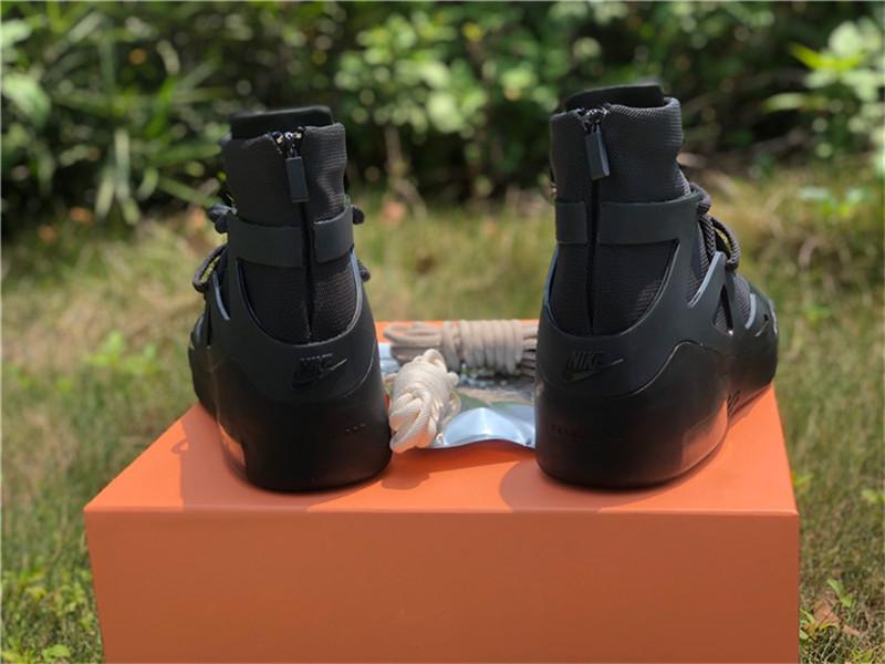 PK God Nike Air Fear of God 1 Triple Black retail materials ready to ship