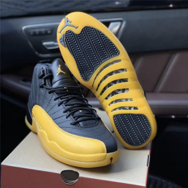 Pk God Air Jordan XII 12 university Gold retail materials ready to ship