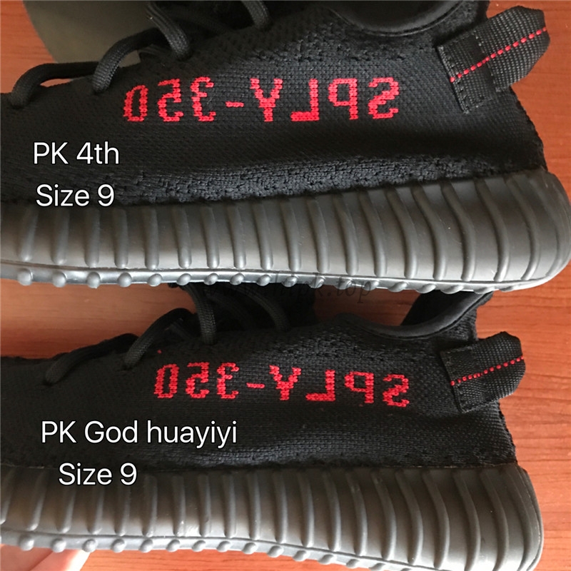 pk god yeezy 350 v2 bred with real premeknit from huayiyi which offer primeknit to Ad*s directly