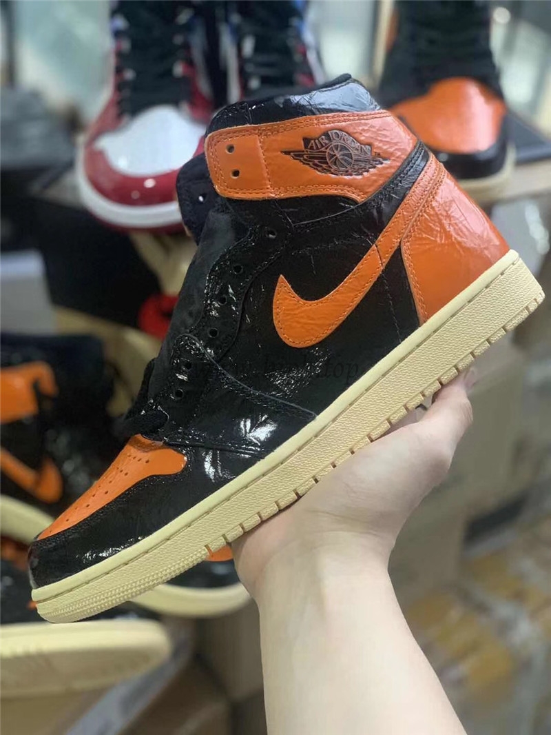 PK God Air Jordan 1 “Shattered Backboard 3.0 retailCrinkled Patent Leather ready to ship