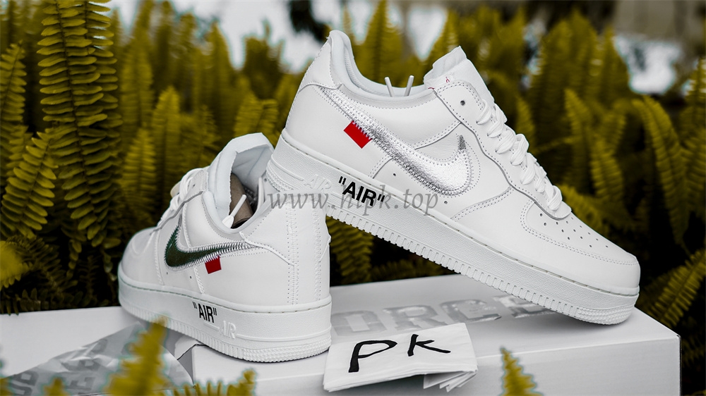 pk5.0 OFF-WHITE x Air Force 1 Low white Silver retail materials ready to ship