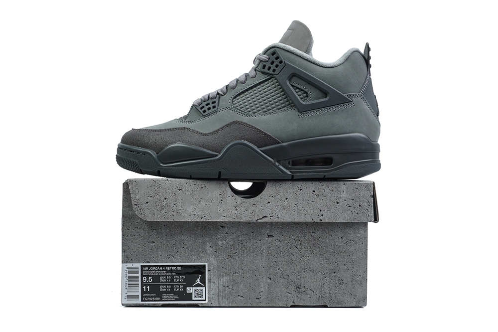 PK GOD Air Jordan 4 SE Paris Olympics Cement Grey RETAIL MATERIALS READY TO SHIP