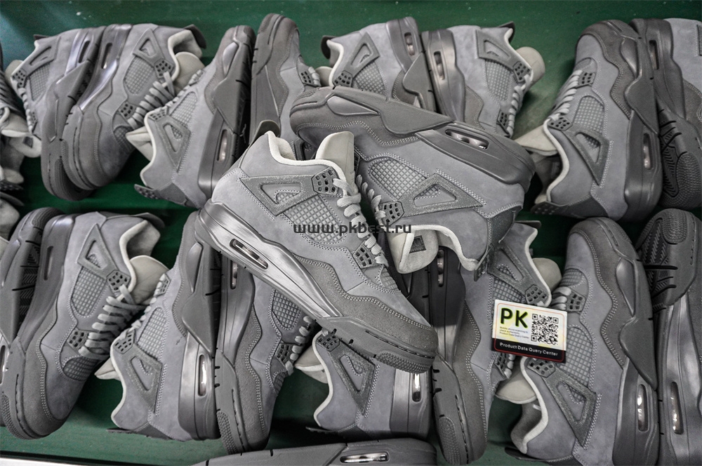 PK GOD Air Jordan 4 SE Paris Olympics Cement Grey RETAIL MATERIALS READY TO SHIP