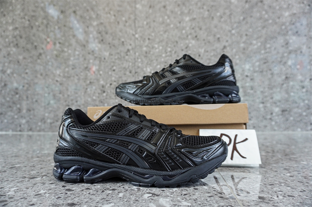 PK GOD Gel-Kayano 14 All black RETAIL MATERIALS READY TO SHIP $125.00