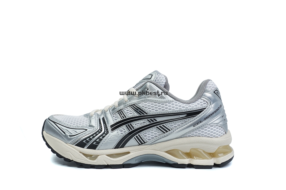 pk god jjjjound x As*ic*s gel kayano 14 silver black retail materials ready to ship