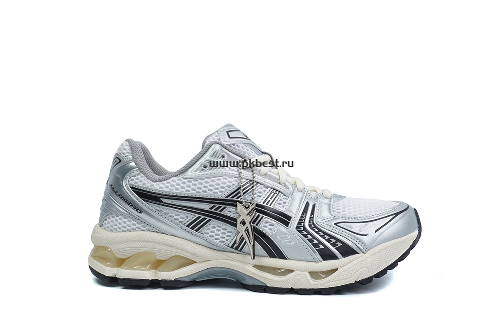 pk god jjjjound x As*ic*s gel kayano 14 silver black retail materials ready to ship