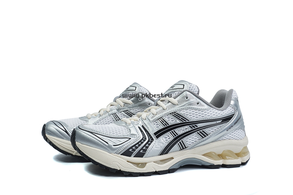 pk god jjjjound x As*ic*s gel kayano 14 silver black retail materials ready to ship