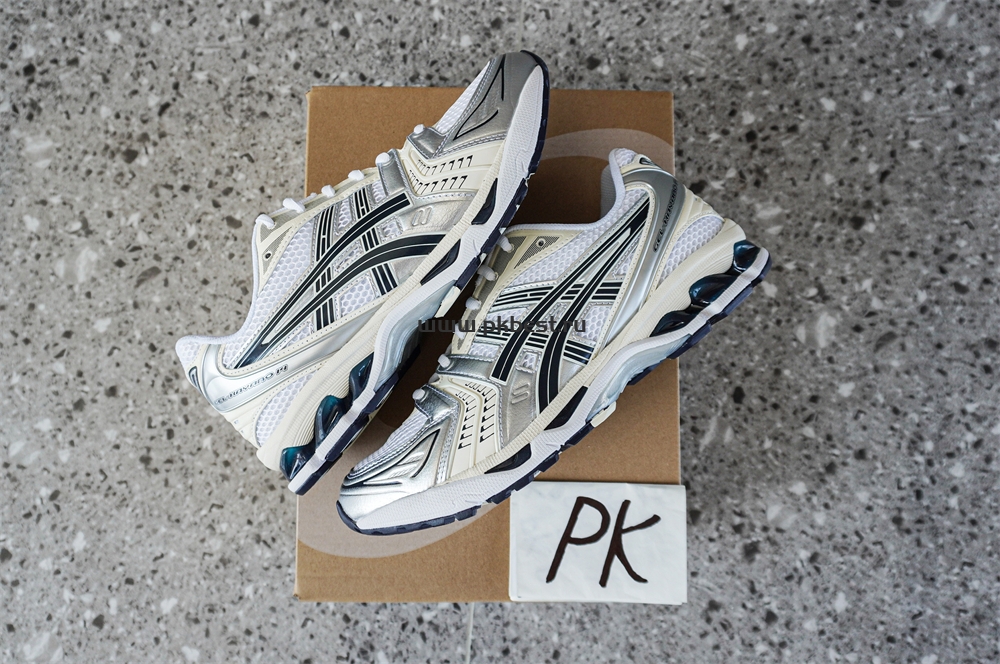 pk god As*ic*s gel-kayano 14 white black silver retail materials ready to ship