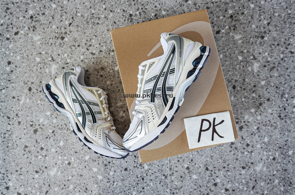 pk god As*ic*s gel-kayano 14 white black silver retail materials ready to ship