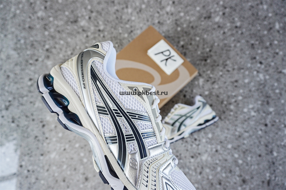 pk god As*ic*s gel-kayano 14 white black silver retail materials ready to ship