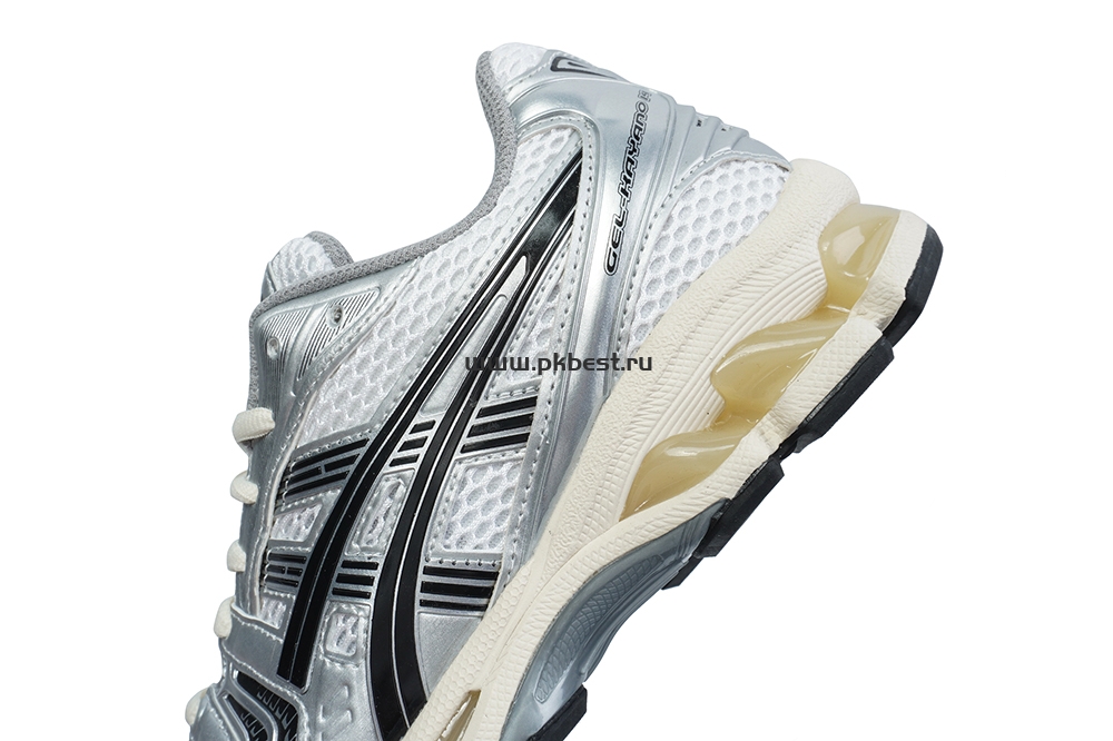 pk god jjjjound x As*ic*s gel kayano 14 silver black retail materials ready to ship