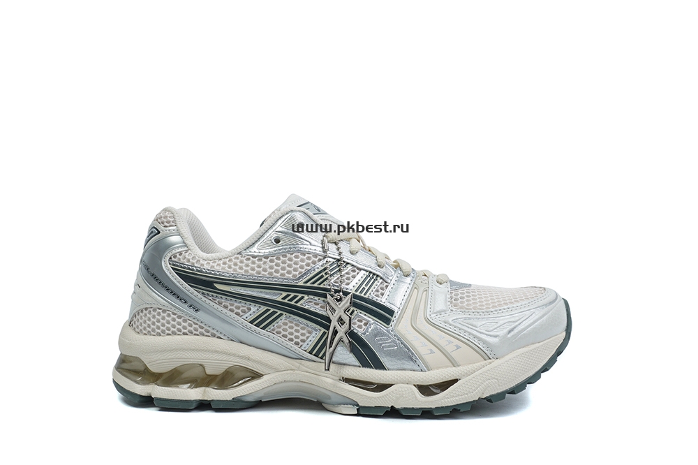 PK GOD GEL-Kayano 14 “Birch/Dark Pewter” sneakers RETAIL MATERIALS READY TO SHIP